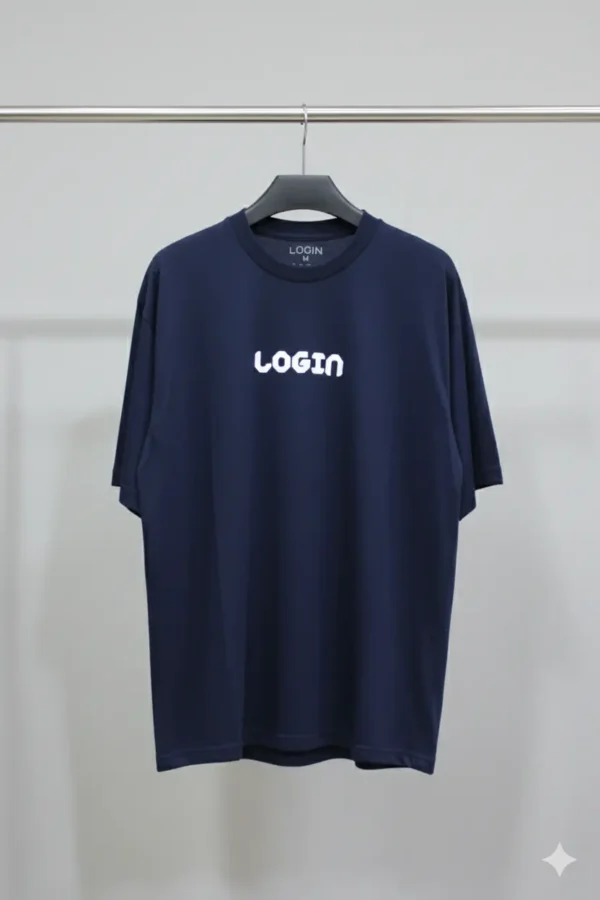 Blue Essential Oversize Tee