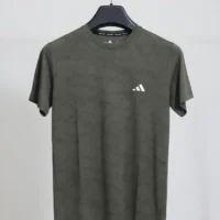 Green Mesh Active Shirt – Lycra 4-Way Stretch Breathable Performance Fit (2)