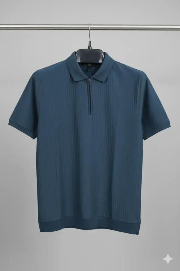 Men's Polo Neck T-shirt navy